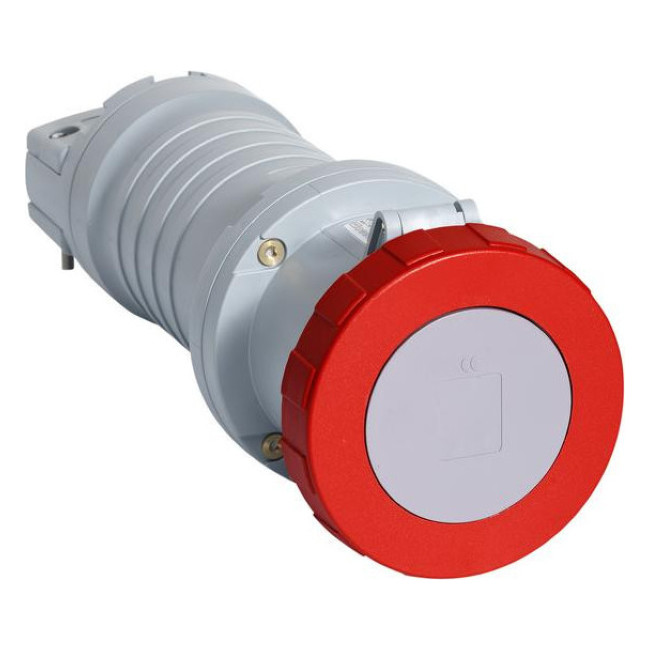 Розетка кабельная 463C6W, 63А, 3P+N+E, IP67, 6ч