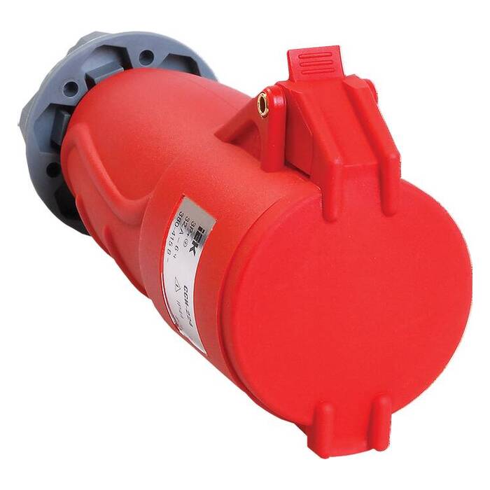 Розетка кабельная Magnum 32А 200/346-240/415В 3Р+РЕ+N 6ч ССИ-225 IP44 IEK PSN22-032-5